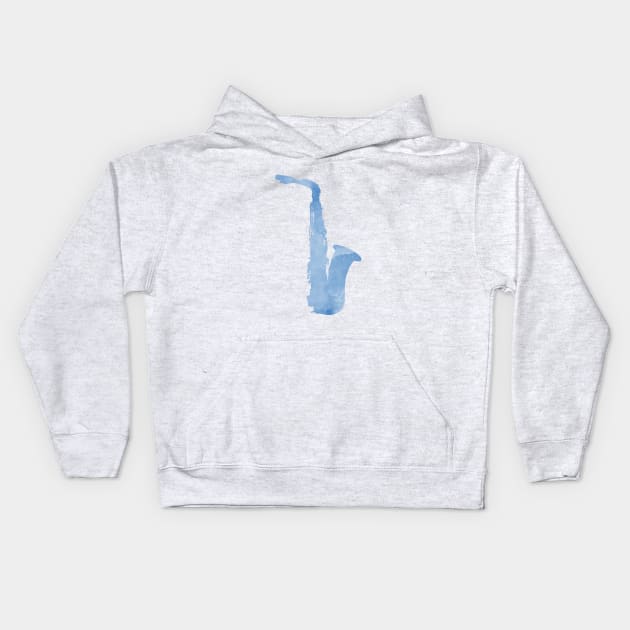 Saxophone Kids Hoodie by TheJollyMarten